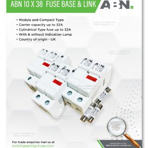 ABN 10 x 38 Fuse Base and Link